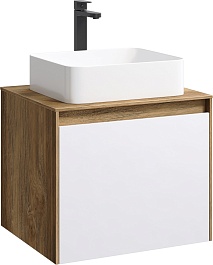 Aqwella Комплект мебели Mobi 60 дуб балтийский/белый – фотография-6